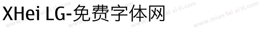 XHei LG字体转换